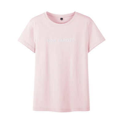 Semir T-shirt short-sleeved T-shirt female summer rounded letters straight short-sleeved wild base 12216000362 pink green XL 
Semir T-shirt short-sleeved T-shirt female summer rounded letters straight short-sleeved wild base 12216000362 pink green XL