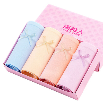 Antarctic Nanjiren ladies underwear 4 cotton waist triangle women&39s underwear mixed color gift box bowknot NA34X26062 4 color mixed XXL
Antarctic Nanjiren ladies underwear 4 cotton waist triangle women&39s underwear mixed color gift box bowknot NA34X26062 4 color mixed XXL