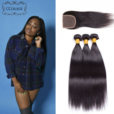 CCollege Hair Products With Closure 3 Bundles Malaysian Straight Hair With Closure Straight Malaysian Virgin Hair With Closure
CCollege Hair Products With Closure 3 Bundles Malaysian Straight Hair With Closure Straight Malaysian Virgin Hair With Closure