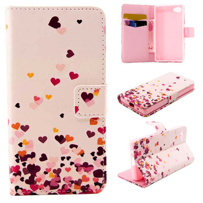 Pink Heart Design PU Leather Flip Cover Wallet Card Holder Case for SONY Xperia Z5 Compact/Mini
Pink Heart Design PU Leather Flip Cover Wallet Card Holder Case for SONY Xperia Z5 Compact/Mini