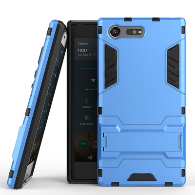 Blue Slim Robot Armor Kickstand Shockproof Hard Rugged Rubber Back Case For SONY Xperia X Compact
Blue Slim Robot Armor Kickstand Shockproof Hard Rugged Rubber Back Case For SONY Xperia X Compact