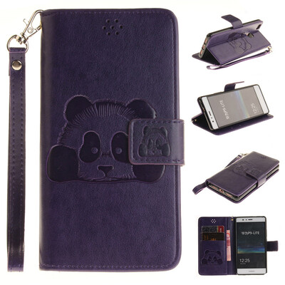Purple Panda Style Embossing Classic Flip Cover with Stand Function and Credit Card Slot for HUAWEI P9 Lite
Purple Panda Style Embossing Classic Flip Cover with Stand Function and Credit Card Slot for HUAWEI P9 Lite