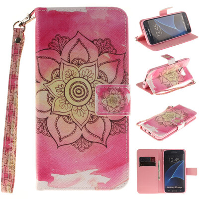 Pink flower Design PU Leather Flip Cover Wallet Card Holder Case for SAMSUNG GALAXY S7 Edge
Pink flower Design PU Leather Flip Cover Wallet Card Holder Case for SAMSUNG GALAXY S7 Edge