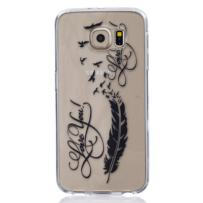 LOVE Feathers Pattern Soft Thin TPU Rubber Silicone Gel Case Cover for SAMSUNG GALAXY S6
LOVE Feathers Pattern Soft Thin TPU Rubber Silicone Gel Case Cover for SAMSUNG GALAXY S6