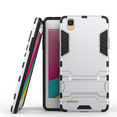 Silver Slim Robot Armor Kickstand Shockproof Hard Rugged Rubber Back Case For OPPO A35
Silver Slim Robot Armor Kickstand Shockproof Hard Rugged Rubber Back Case For OPPO A35