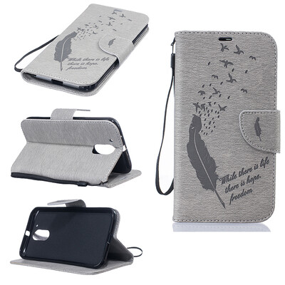 Gray Feathers and birds Style Embossing Classic Flip Cover with Stand Function and Credit Card Slot for Lenovo Moto G4/G4 Plus
Gray Feathers and birds Style Embossing Classic Flip Cover with Stand Function and Credit Card Slot for Lenovo Moto G4/G4 Plus