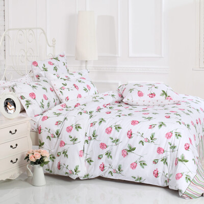 Dohia cotton bed set/bed kit (duvet cover/bed sheet/pillow case)