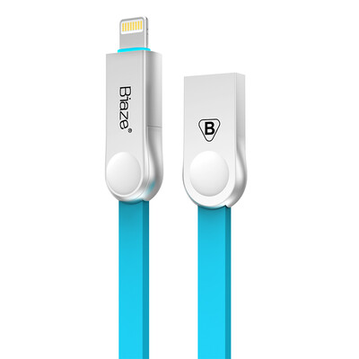 BIAZE zinc alloy two-in-one data cable Apple 7/6 / 5s Andrews mobile phone charger line power cord 1.2 m blue support Samsung Huawei millet glory K8
BIAZE zinc alloy two-in-one data cable Apple 7/6 / 5s Andrews mobile phone charger line power cord 1.2 m blue support Samsung Huawei millet glory K8