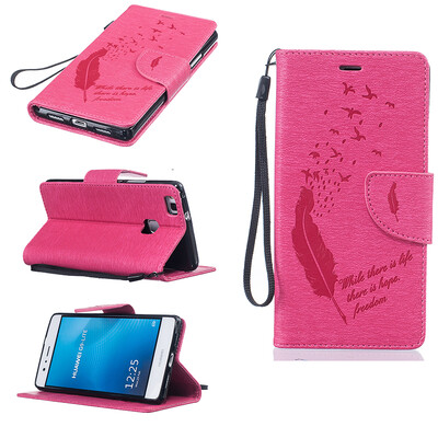 Rose red Feathers and birds Style Embossing Classic Flip Cover with Stand Function and Credit Card Slot for HUAWEI P9 Lite
Rose red Feathers and birds Style Embossing Classic Flip Cover with Stand Function and Credit Card Slot for HUAWEI P9 Lite