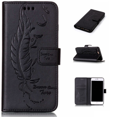 Black Plumes and birds Embossed PU Leather Wallet Case Classic Flip Cover with Stand Function and Credit Card Slot for IPHONE 7 Pl
Black Plumes and birds Embossed PU Leather Wallet Case Classic Flip Cover with Stand Function and Credit Card Slot for IPHONE 7 Pl
