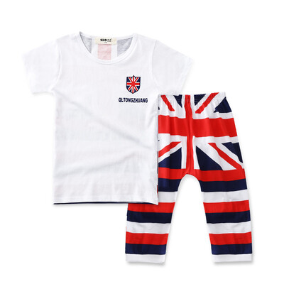 Little Red Beans (XHDKiDS) Boys Cotton Set Children Summer Casual Short Sleeve Shorts Two-piece Set BHZ102HBW0 White 140
Little Red Beans (XHDKiDS) Boys Cotton Set Children Summer Casual Short Sleeve Shorts Two-piece Set BHZ102HBW0 White 140