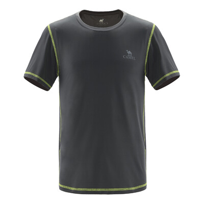 Camel CAMEL outdoor sports T-shirt couples breathable round neck sports fashion short-sleeved T-shirt male A7S2U7118 dark gray L
Camel CAMEL outdoor sports T-shirt couples breathable round neck sports fashion short-sleeved T-shirt male A7S2U7118 dark gray L