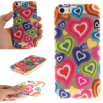 Colorful love Pattern Soft Thin TPU Rubber Silicone Gel Case Cover for IPHONE 5/5S/5SE
Colorful love Pattern Soft Thin TPU Rubber Silicone Gel Case Cover for IPHONE 5/5S/5SE