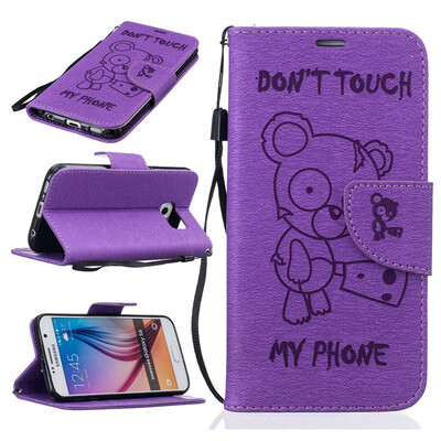 Purple Bear Embossed PU Leather Wallet Case Classic Flip Cover with Stand Function and Credit Card Slot for SAMSUNG GALAXY S6
Purple Bear Embossed PU Leather Wallet Case Classic Flip Cover with Stand Function and Credit Card Slot for SAMSUNG GALAXY S6