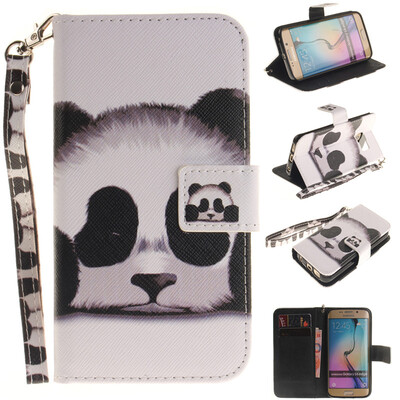 Panda Дизайн Кожа PU откидная крышка бумажника карты держатель чехол для SAMSUNG GALAXY S6 Edge
Panda Дизайн Кожа PU откидная крышка бумажника карты держатель чехол для SAMSUNG GALAXY S6 Edge