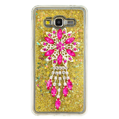 Dynamic Quicksand Glitter Liquid Soft TPU Case Cover For SAMSUNG J5