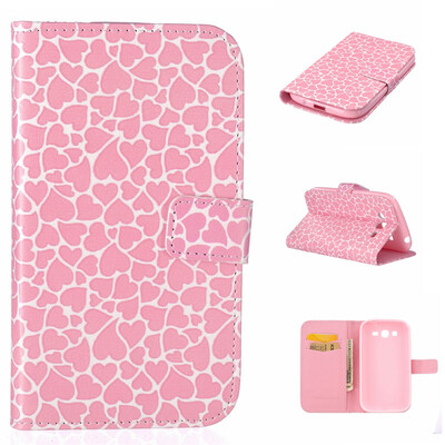 Lovely Heart Design PU Leather Flip Cover Wallet Card Holder Case for SAMSUNG GALAXY Grand Neo Plus I9060
Lovely Heart Design PU Leather Flip Cover Wallet Card Holder Case for SAMSUNG GALAXY Grand Neo Plus I9060