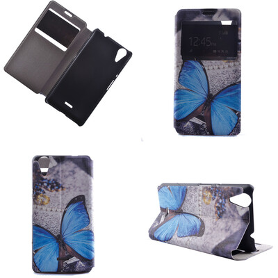 Blue Butterfly Design PU Leather Flip Cover Wallet Card Holder Case for Wiko Rainbow Lite
Blue Butterfly Design PU Leather Flip Cover Wallet Card Holder Case for Wiko Rainbow Lite