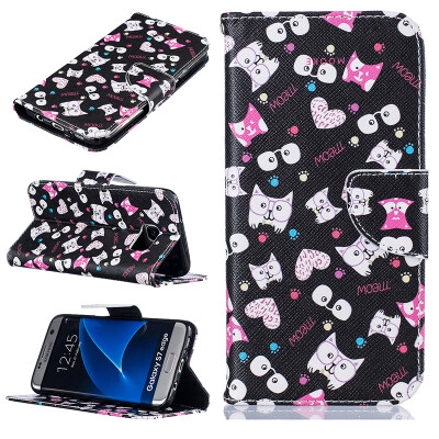 Black cat Design PU Leather Flip Cover Wallet Card Holder Case for SAMSUNG GALAXY S7 Edge
Black cat Design PU Leather Flip Cover Wallet Card Holder Case for SAMSUNG GALAXY S7 Edge