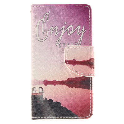 Море декорации Дизайн PU кожа флип кошелек карты держатель чехол для LG Leon 
Море декорации Дизайн PU кожа флип кошелек карты держатель чехол для LG Leon