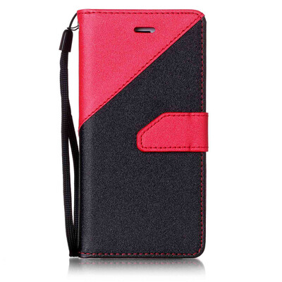 Черный + красный дизайн PU кожаный бумажник чехол Классический откидная крышка с подставкой Функция и слот кредитной карты для IPH 
Черный + красный дизайн PU кожаный бумажник чехол Классический откидная крышка с подставкой Функция и слот кредитной карты для IPH