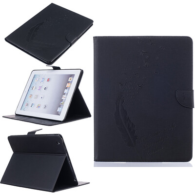 Black feathers Style Embossing Classic Flip Cover with Stand Function and Credit Card Slot for iPad 4
Black feathers Style Embossing Classic Flip Cover with Stand Function and Credit Card Slot for iPad 4