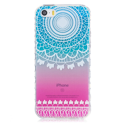 Windbell Pattern Soft Thin TPU Rubber Silicone Gel Case Cover for PHONE 5/5S/5SE