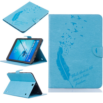Light blue feathers Style Embossing Classic Flip Cover with Stand Function and Credit Card Slot for SAMSUNG GALAXY Tab S2 T815C
Light blue feathers Style Embossing Classic Flip Cover with Stand Function and Credit Card Slot for SAMSUNG GALAXY Tab S2 T815C