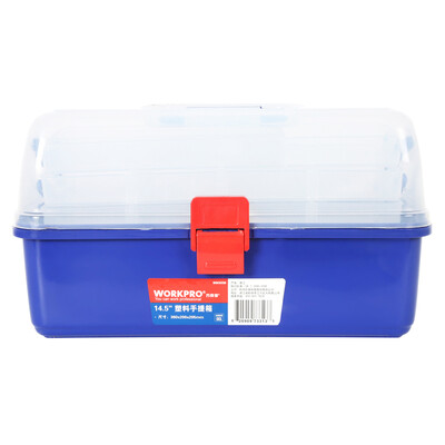 WORKPRO) W083015N reinforced household plastic toolbox trumpet multi-function storage maintenance tool box 16 inch
WORKPRO) W083015N reinforced household plastic toolbox trumpet multi-function storage maintenance tool box 16 inch