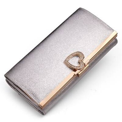 AIM lady wallet wallet wallet wallet female long buckle Korean zipper wallet holding bag N041 silver
AIM lady wallet wallet wallet wallet female long buckle Korean zipper wallet holding bag N041 silver