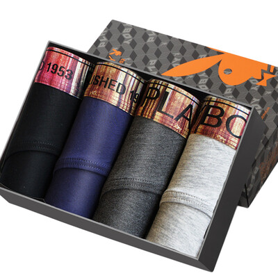 Playboy PLAYBOY 5546 Men&39s underwear 4 gift box shorts male triangle underwear multi-color XXXL
Playboy PLAYBOY 5546 Men&39s underwear 4 gift box shorts male triangle underwear multi-color XXXL