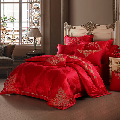 【Jingdong Supermarket】 Meng Jie Home Textiles (MENDALE) Bedding Set Wedding Jacquard Eight-piece Bed Sheets For Love Coronation 1.8m Bed 248 * 248cm
【Jingdong Supermarket】 Meng Jie Home Textiles (MENDALE) Bedding Set Wedding Jacquard Eight-piece Bed Sheets For Love Coronation 1.8m Bed 248 * 248cm