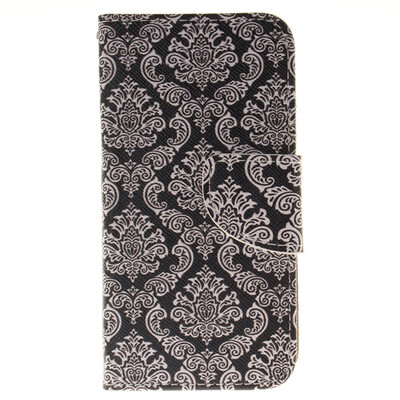 Totem flowers Design PU Leather Flip Cover Wallet Card Holder Case for LG K4