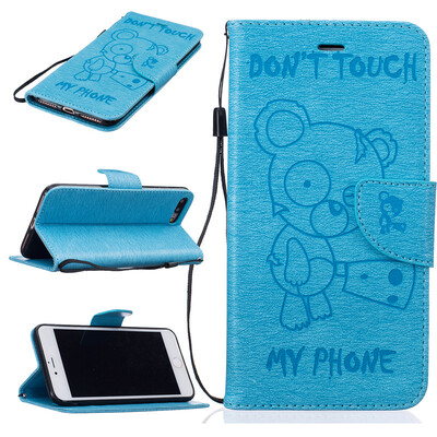 Light Blue Bear Embossed PU Leather Wallet Case Classic Flip Cover with Stand Function and Credit Card Slot for IPHONE 7 PLUS/7S P
Light Blue Bear Embossed PU Leather Wallet Case Classic Flip Cover with Stand Function and Credit Card Slot for IPHONE 7 PLUS/7S P