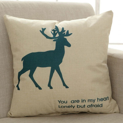 Ying Xin home textiles style pillow sofa cushions car waist cushions waist pillow with Mr Deer 45x45cm
Ying Xin home textiles style pillow sofa cushions car waist cushions waist pillow with Mr Deer 45x45cm