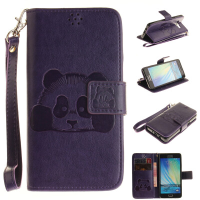 Purple Panda Style Embossing Classic Flip Cover with Stand Function and Credit Card Slot for SAMSUNG GALAXY A3
Purple Panda Style Embossing Classic Flip Cover with Stand Function and Credit Card Slot for SAMSUNG GALAXY A3