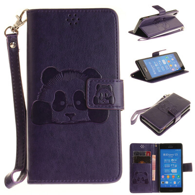 Purple Panda Style Embossing Classic Flip Cover with Stand Function and Credit Card Slot for SONY Xperia Z3
Purple Panda Style Embossing Classic Flip Cover with Stand Function and Credit Card Slot for SONY Xperia Z3
