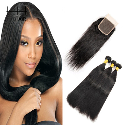 HHHair Peruvian Virgin Hair Straight With Closure Peruvian Virgin Hair 3 Bundles With Closure Brazilian Straight Hair With Clos
HHHair Peruvian Virgin Hair Straight With Closure Peruvian Virgin Hair 3 Bundles With Closure Brazilian Straight Hair With Clos