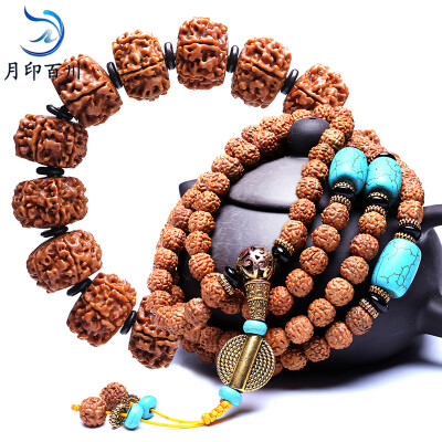 Moon India Sea King Kong Bodhi 108 hand string men and women models five gold bracelet single layer section
Moon India Sea King Kong Bodhi 108 hand string men and women models five gold bracelet single layer section