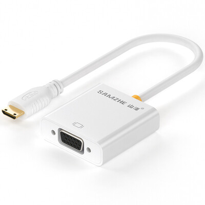 Shanze (SAMZHE) ZJX-090 Mini HDMI to VGA Converter Mini HD to VGA-кабель Плата для ПК Проектор Позолоченный вариант White 20CM
Shanze (SAMZHE) ZJX-090 Mini HDMI to VGA Converter Mini HD to VGA-кабель Плата для ПК Проектор Позолоченный вариант White 20CM