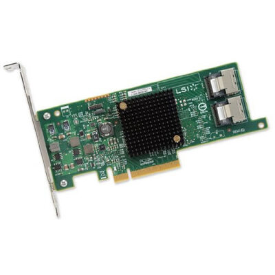 LSI00301 9207-8I SGL SAS 8 Ports internal SFF-8087 PCIe 3.0 RAID 0, 1, 1E & 10E Controller Card
LSI00301 9207-8I SGL SAS 8 Ports internal SFF-8087 PCIe 3.0 RAID 0, 1, 1E & 10E Controller Card