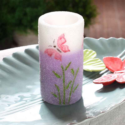 DFL spring electronic flameless led candle decorated with green Dragonfly&embossed Purple Butterfly 76X152 cm
DFL spring electronic flameless led candle decorated with green Dragonfly&embossed Purple Butterfly 76X152 cm
