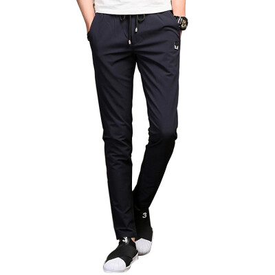 GLO-STORY trend men trousers personalized fashion casual pants elastic longs men's LXK71104 blue 32
GLO-STORY trend men trousers personalized fashion casual pants elastic longs men's LXK71104 blue 32