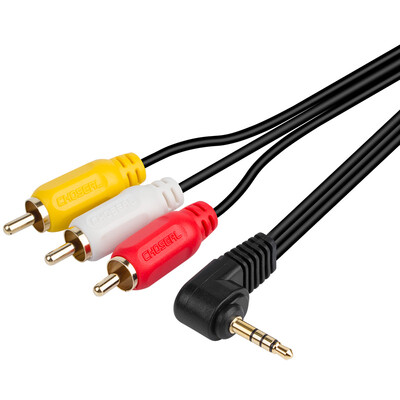 Akihuahashi CHOSEAL 35X18mm one minute three lotus head audio&video cable 3 in 1 35 turn TV red&white yellow AV line 3 meters QS3000T3
Akihuahashi CHOSEAL 35X18mm one minute three lotus head audio&video cable 3 in 1 35 turn TV red&white yellow AV line 3 meters QS3000T3