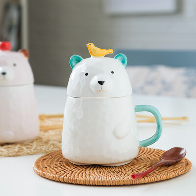 Porcelain soul simple creative ceramic cups cute three-dimensional belt with spoon cups mugs cups coffee cups couple cups lowkey cat
Porcelain soul simple creative ceramic cups cute three-dimensional belt with spoon cups mugs cups coffee cups couple cups lowkey cat