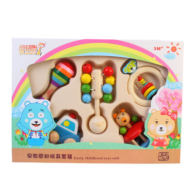 Dan Ni Qi Te (Dan Ni Qi Te) early childhood perception toy set baby to appease the toy 5 sets 0-1 year old baby baby grasp training hand crank wood suits toys CDN-8469
Dan Ni Qi Te (Dan Ni Qi Te) early childhood perception toy set baby to appease the toy 5 sets 0-1 year old baby baby grasp training hand crank wood suits toys CDN-8469