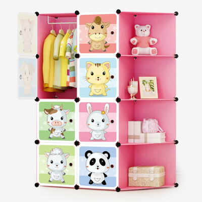 Kouzi simple wardrobe cartoon wardrobe single wardrobe reinforcement combination cabinet student dormitory assembly plastic storage cabinet Meng pet 8 door 6 grid 1 hanging corner
Kouzi simple wardrobe cartoon wardrobe single wardrobe reinforcement combination cabinet student dormitory assembly plastic storage cabinet Meng pet 8 door 6 grid 1 hanging corner