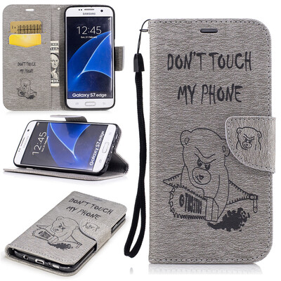 Gray Bear Style Embossing Classic Flip Cover with Stand Function and Credit Card Slot for Samsung Galaxy S7 edge
Gray Bear Style Embossing Classic Flip Cover with Stand Function and Credit Card Slot for Samsung Galaxy S7 edge