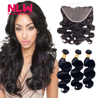NLW 10A Brazilian virgin human hair 3 bundles with frontal Body wave hair weaves with frontal
NLW 10A Brazilian virgin human hair 3 bundles with frontal Body wave hair weaves with frontal