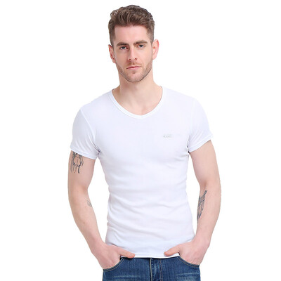 Мужская футболка Bosideng Men's Tank Shirt с коротким рукавом с хлопчатобумажной рубашкой V-образным вырезом Чистая цветовая проницаемость Футболка Hyun White XXL
Мужская футболка Bosideng Men's Tank Shirt с коротким рукавом с хлопчатобумажной рубашкой V-образным вырезом Чистая цветовая проницаемость Футболка Hyun White XXL